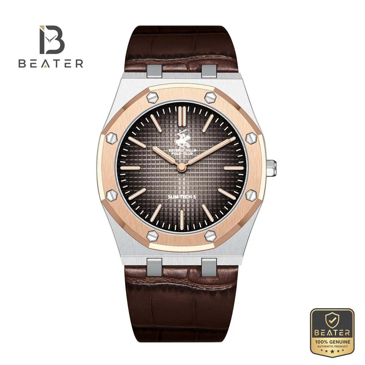 Beverly Hills Polo Club BP3924X.542 Men's Watch Front Dial View - Beater