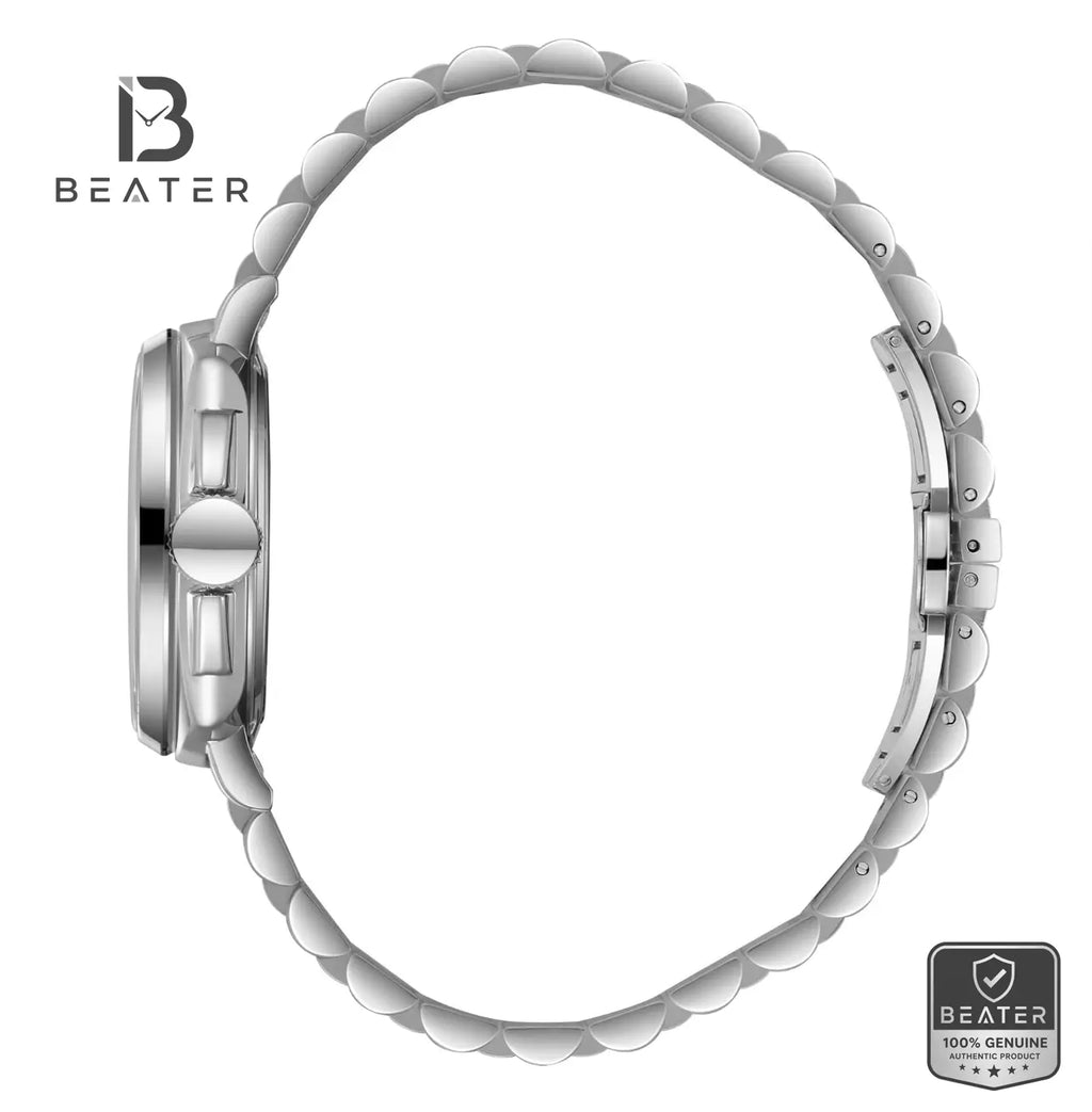 Beverly Hills Polo Club BP3928X.330 Men's Steel Bracelet & Butterfly Buckle Detail - Beater