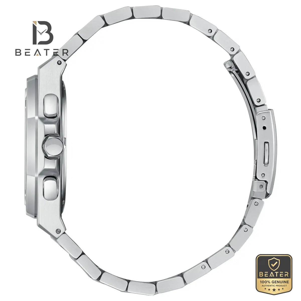 Beverly Hills Polo Club BP3930X.350 Steel Bracelet and Clasp Detail - Beater