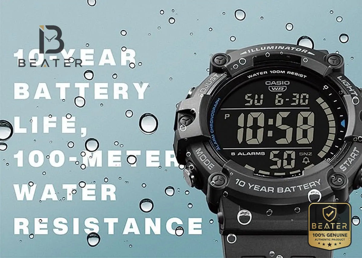 CASIO AE-1500WH-8BVDF Men's Digital Watch Lifestyle View - Beater