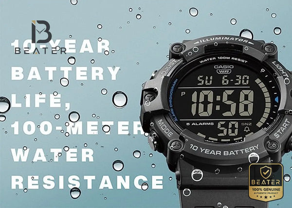 CASIO AE-1500WH-8BVDF Men's Digital Watch Lifestyle View - Beater