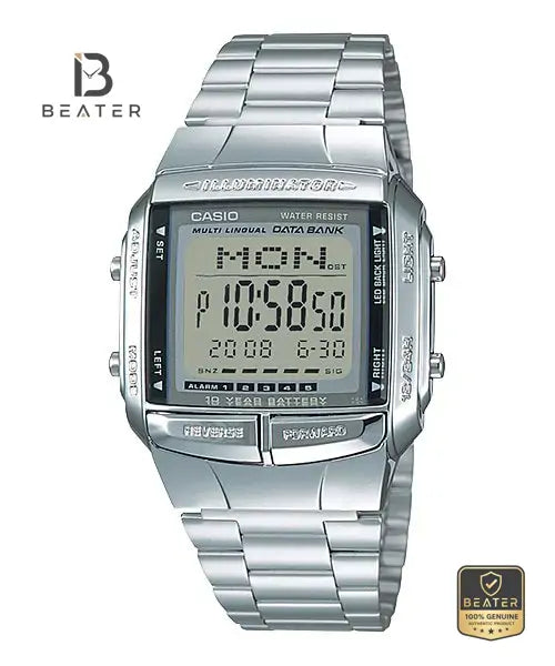 CASIO DB-360-1ADF Men's Digital Watch Case and Bezel Profile - Beater