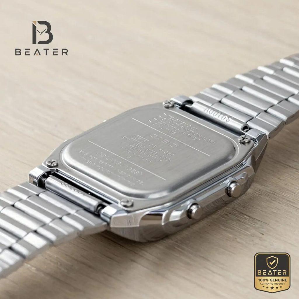 CASIO DB-360-1ADF Men's Digital Watch Display Close-Up - Beater