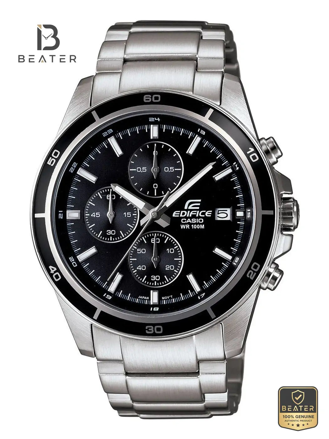 Casio Edifice EFR-526D-1AVUDF Men's Watch Front Dial View - Beater Main image