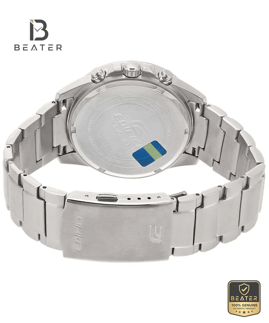 Casio Edifice EFR-526D-7AVUDF Men's Stainless Steel Wrist Profile View - Beater