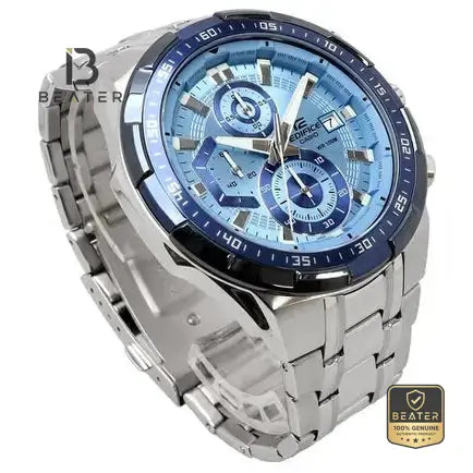 CASIO EDIFICE EFR-539DE-2A Stainless Steel Bracelet & Clasp Detail - Beater