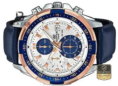 Casio Edifice EFR-539L-7C Men's Watch Side Case Profile - Beater