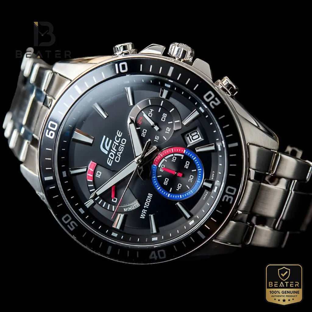 Casio Edifice EFR-552D-1A3VUDF Retrograde Minute Hand Detail - Beater
