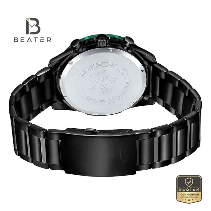 Casio Edifice EFR-571DC-1AVUDF Black Dial Case and Bezel Profile - Beater Main image