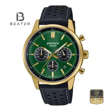 CASIO EDIFICE EFR-575CL-3A Men's Watch Front Dial View - Beater