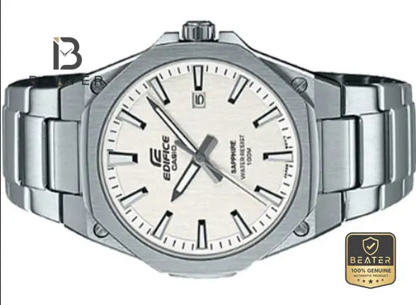 Casio Edifice EFR-S108D-7AVUDF Stainless Steel Band & Clasp Detail - Beater