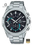 CASIO EDIFICE EFR-S567D-1AVUDF Men's Black Dial Stainless Steel Watch Front Dial View - Beater