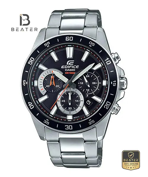 CASIO EDIFICE EFV-570D-1AVUDF Men's Stainless Steel Bracelet Watch Secondary image