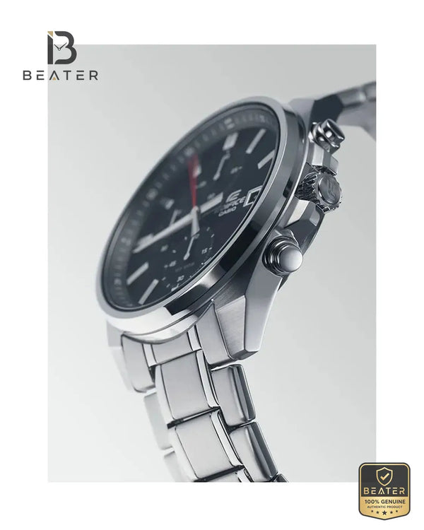 CASIO EDIFICE EFV-610D-1AVUDF Stainless Steel Case & Bezel Profile - Beater