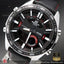 CASIO EDIFICE EFV-C100L-1AVDF Black Dial Stainless Steel Case and Bezel Profile - Beater