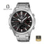CASIO EDIFICE EFV-C120D-1A4 Men's Black Dial Analog-Digital Watch Front Dial View - Beater