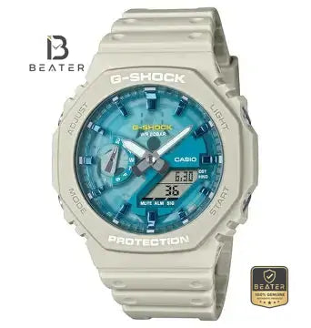 Casio G-Shock GA-2100AS-5A Men's Watch Front Dial View - Beater