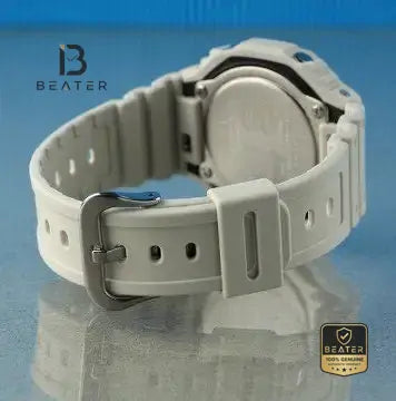 Casio G-Shock GA-2100AS-5A Beige Resin Strap & Clasp Detail - Beater