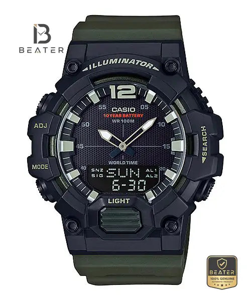 CASIO HDC-700-3A Men's Watch Front Dial View - Beater Main image