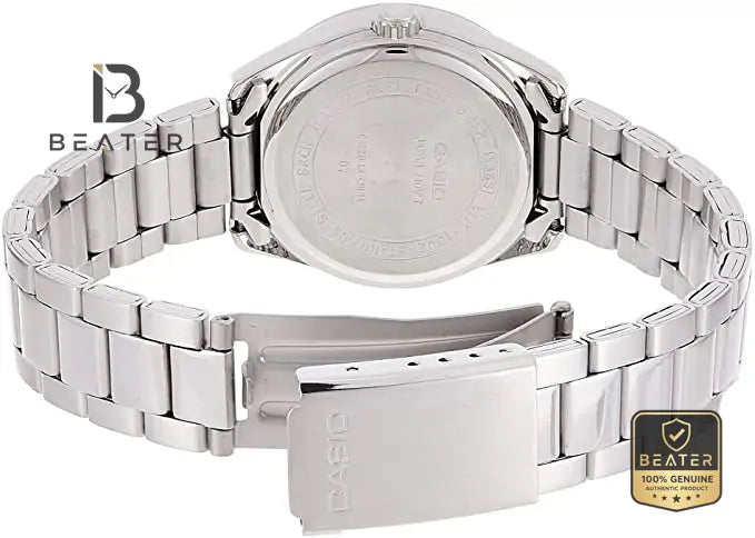CASIO LTP-1302D-1A2VDF Women's Stainless Steel Bracelet & Clasp Detail - Beater