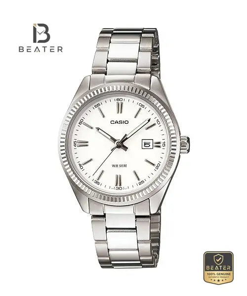 CASIO LTP-1302D-7A1VDF Women's Watch Front Dial View - Beater