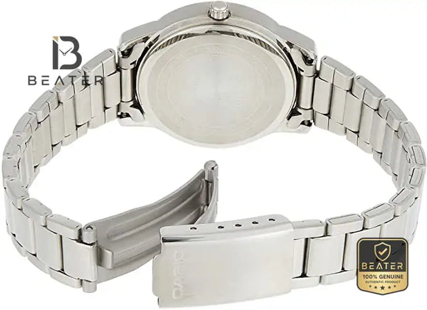 CASIO LTP-1303D-4AVDF Women's Stainless Steel Bracelet & Triple-Fold Clasp Detail - Beater