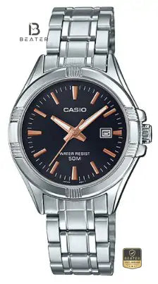 CASIO LTP-1308D-1A2VDF Women's Analog Watch Front Dial View - Beater Main image