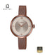 CASIO LTP-E154MR-9ADF Women's Rose Gold Stainless Steel Mesh Bracelet Watch Front Dial View - Beater