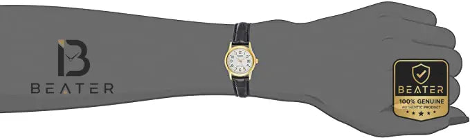 Casio LTP-V002GL-7B Women's Watch Date Display Close-Up - Beater
