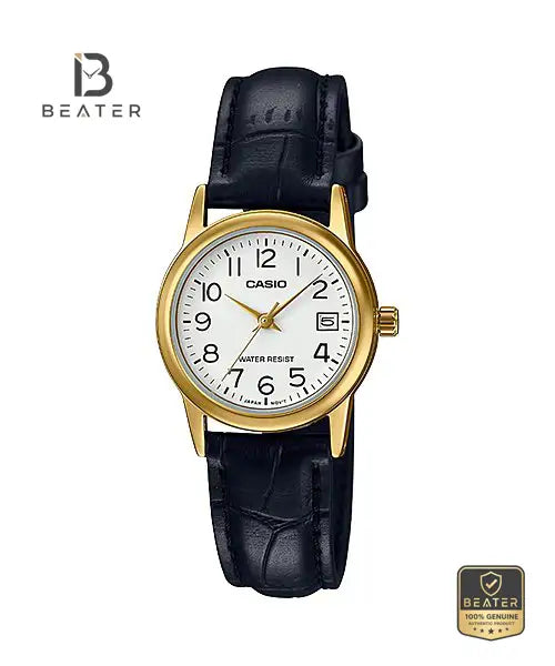 Casio LTP-V002GL-7B Women's Watch Front Dial View - Beater