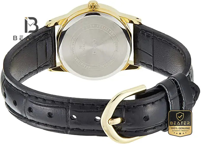 Casio LTP-V002GL-7B Leather Band and Clasp Detail - Beater
