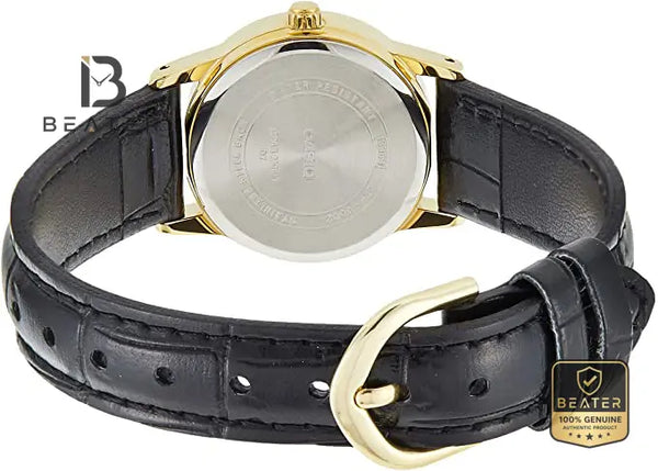 Casio LTP-V002GL-7B Leather Band and Clasp Detail - Beater