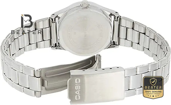 Casio LTP-V006D-2BUDF Stainless Steel Bracelet & Clasp Detail - Beater