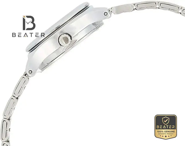 Casio LTP-V006D-2BUDF Blue Dial Case & Bezel Profile - Beater