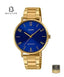 CASIO LTP-VT01G-2B Women's Gold Ion Plated Stainless Steel Watch Front Dial View - Beater