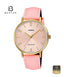Casio LTP-VT01GL-4BUDF Women's Gold Tone Leather Strap Watch Front Dial View - Beater
