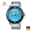 CASIO MTD-125D-2A3 Men's Blue Dial Stainless Steel Bracelet Watch Front Dial View - Beater