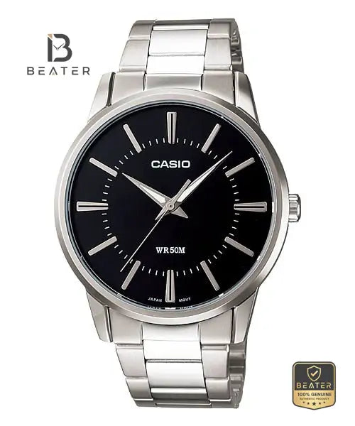 CASIO MTP-1303D-1AVDF Ion Plated Case and Bezel Profile - Beater