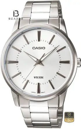 CASIO MTP-1303D-7AVDF Silver Dial Case and Bezel Profile - Beater