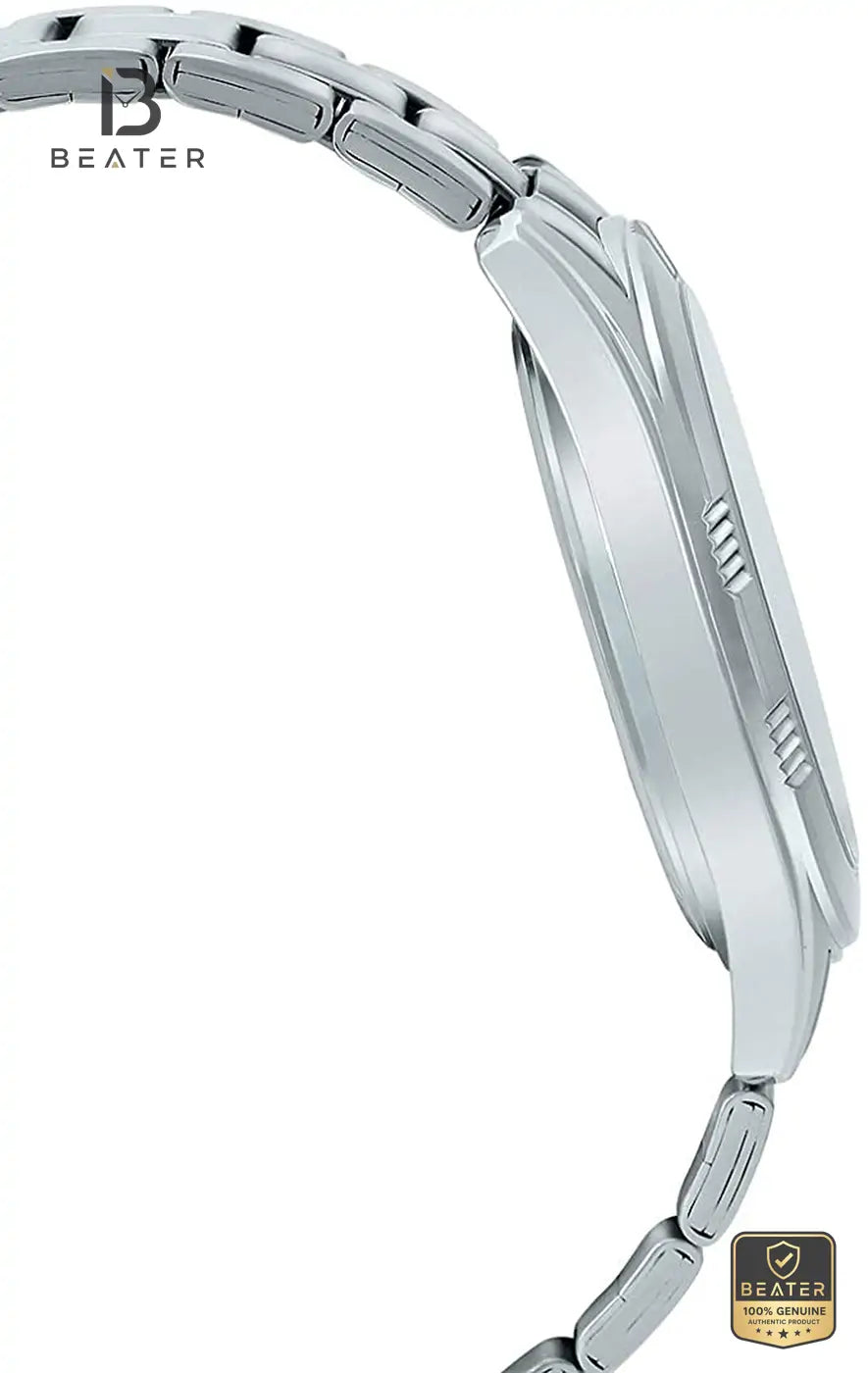 CASIO MTP-1308D-2AVDF Men's Stainless Steel Bracelet Watch Wrist View - Beater