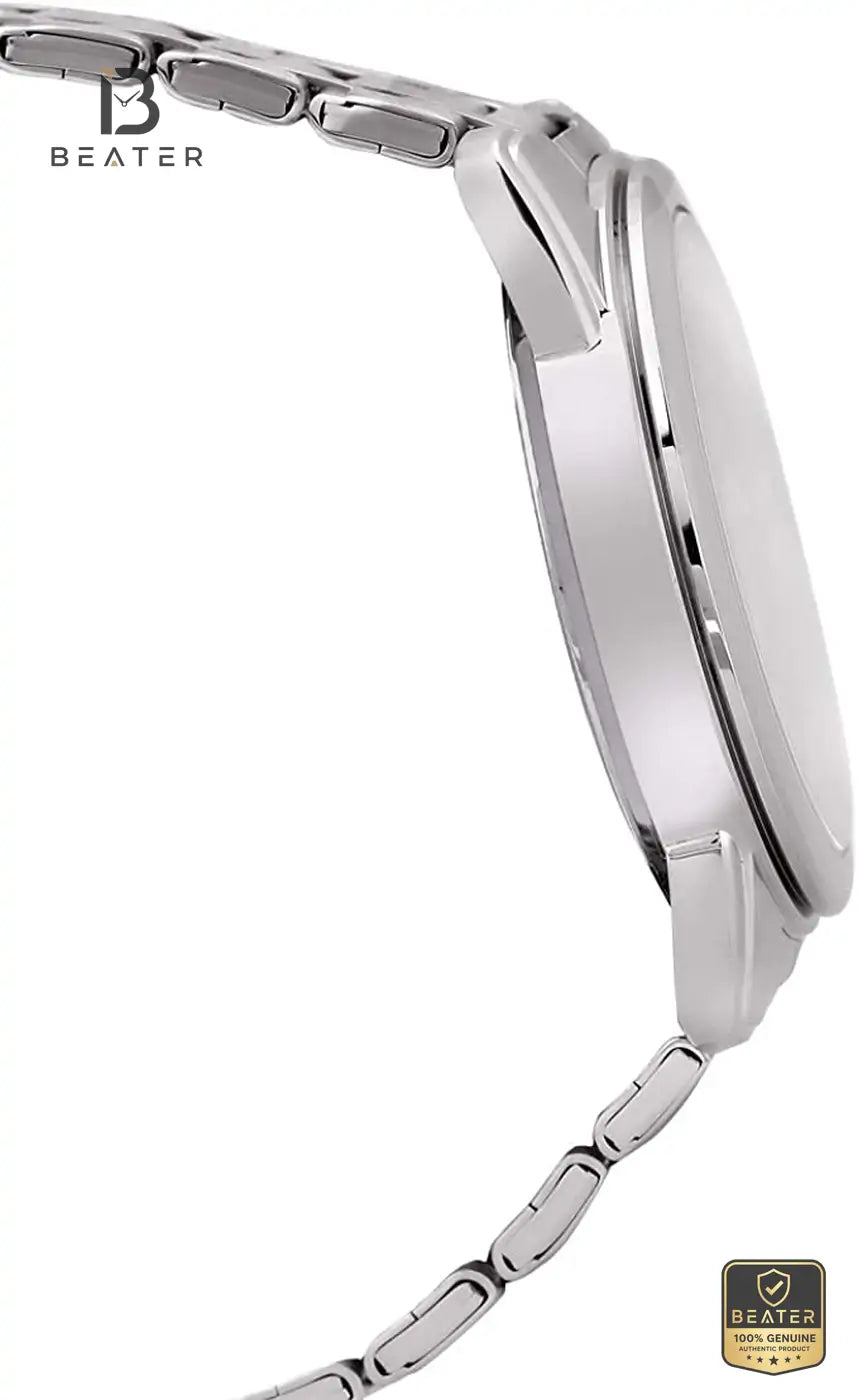 Casio MTP-1314D-2A Men's Watch Dial Close-Up View 4 - Beater