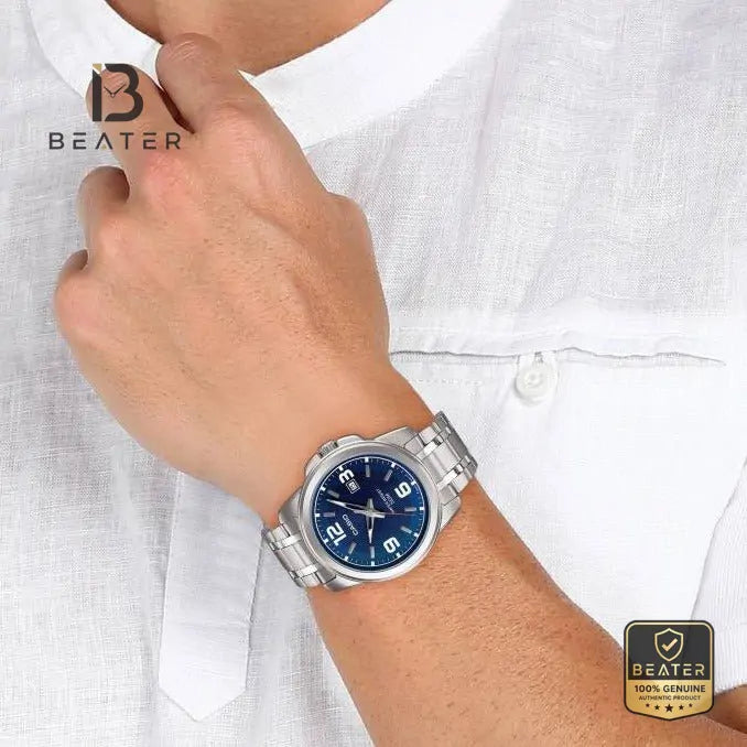 Casio MTP-1314D-2A Men's Watch Wrist Style View 8 - Beater
