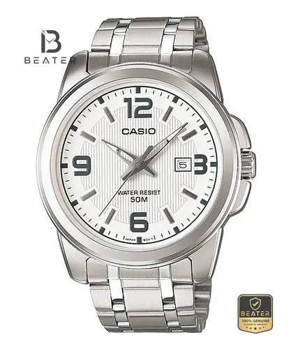 Casio MTP-1314D-7AVDF Men's Watch Front Dial View - Beater