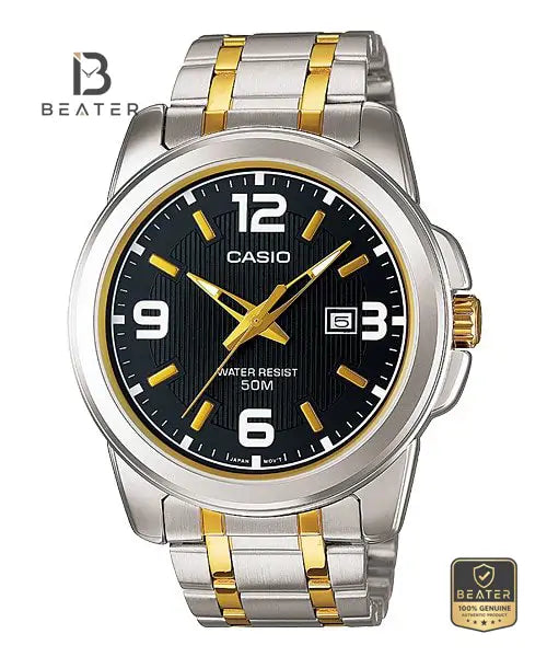CASIO MTP-1314SG-1AV Men's Two-Tone Stainless Steel Bracelet Watch Secondary image