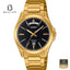 CASIO MTP-1370G-1A Men's Black Dial Stainless Steel Bracelet Watch Front Dial View - Beater