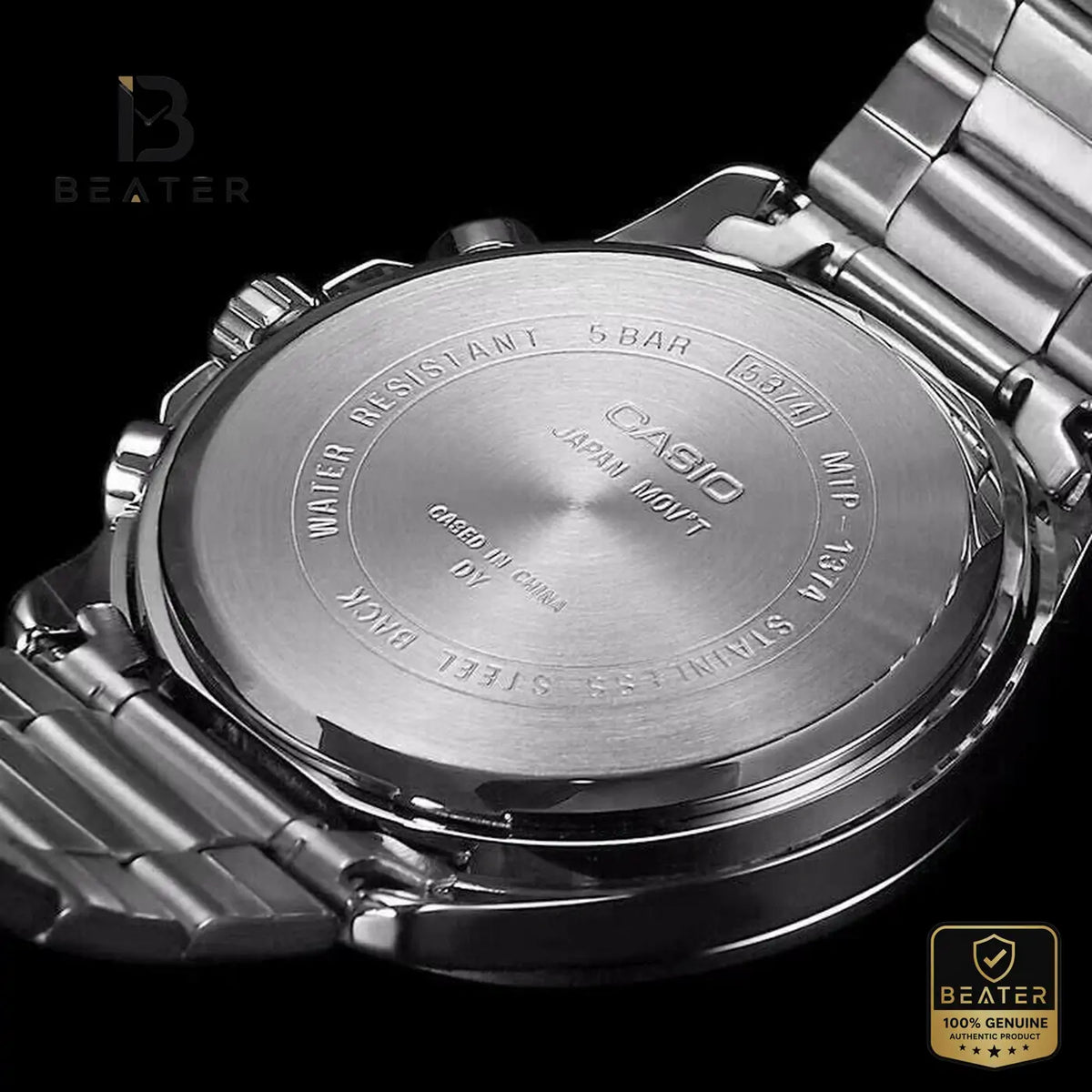 Casio MTP-1374D-1AVDF Men's Analog Display and Day-Date Indicator - Beater