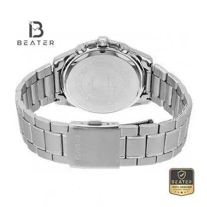 Casio MTP-1374D-1AVDF Men's Watch Back Case View - Beater