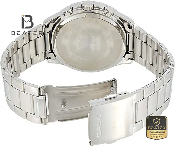 CASIO MTP-1374D-5AVDF Men's Stainless Steel Band and Clasp Detail - Beater
