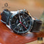 CASIO MTP-1374L-1A Men's Black Dial Watch Front View - Beater