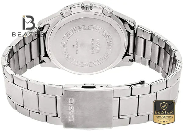 Casio MTP-1375D-2A2VDF Men's Watch Wrist Profile View - Beater